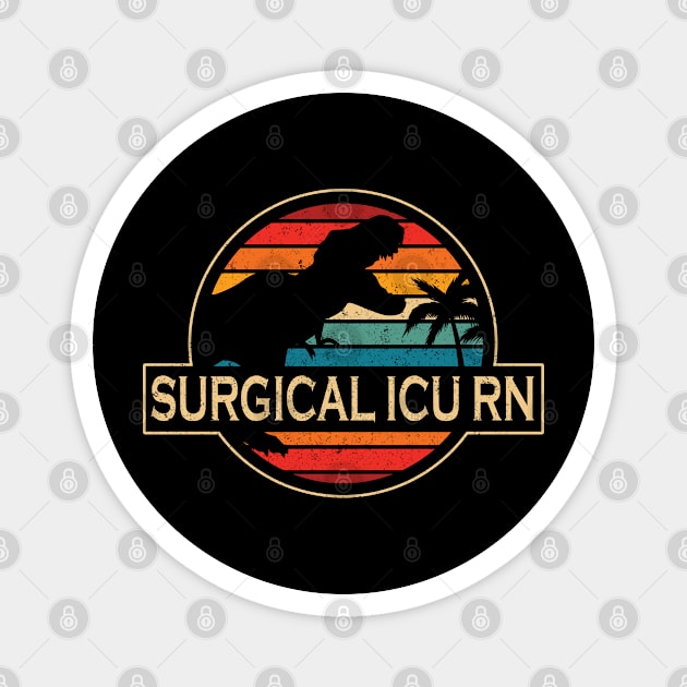 Surgical Icu Rn Dinosaur Magnet by SusanFields